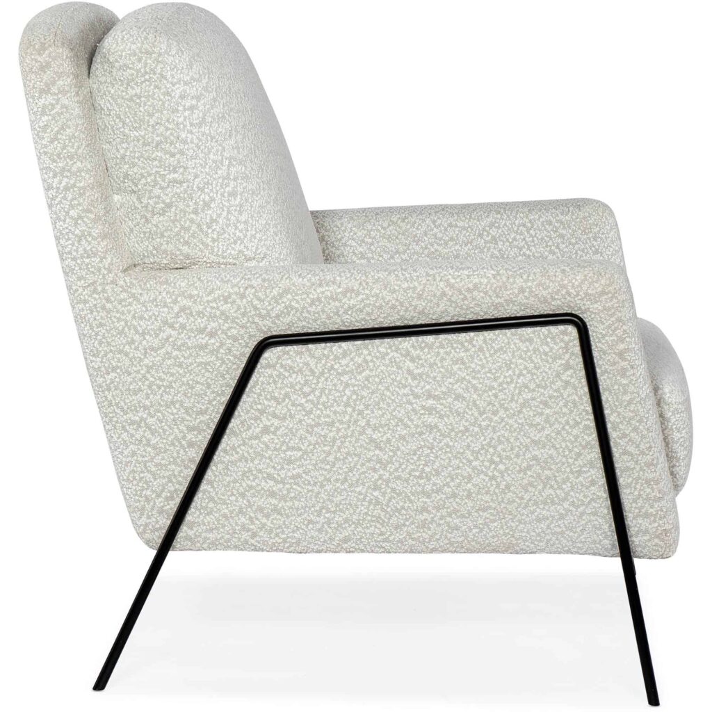 Amette Metal Frame Club Chair - Image 3