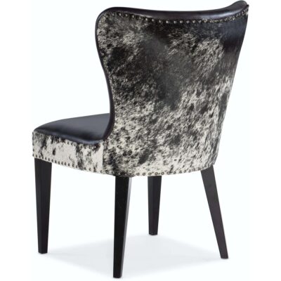 Kale Accent Chair with Salt & Pepper HOH DC102-097 dc102 097 back silo