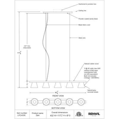 Zain Ceiling Fixture LPC4330 lpc4330 tech