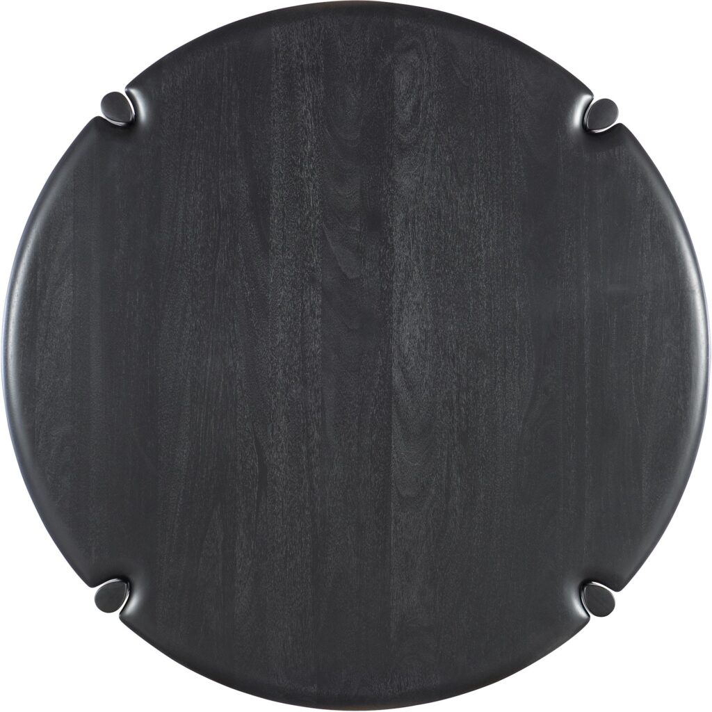 Harlow Round Coffee Table (Black) - Image 3