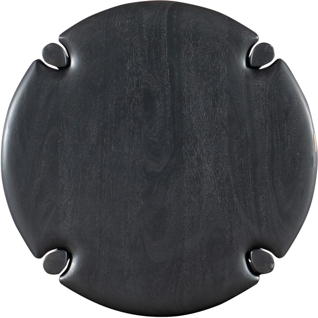 Harlow Round Side Table (Black) - Image 3