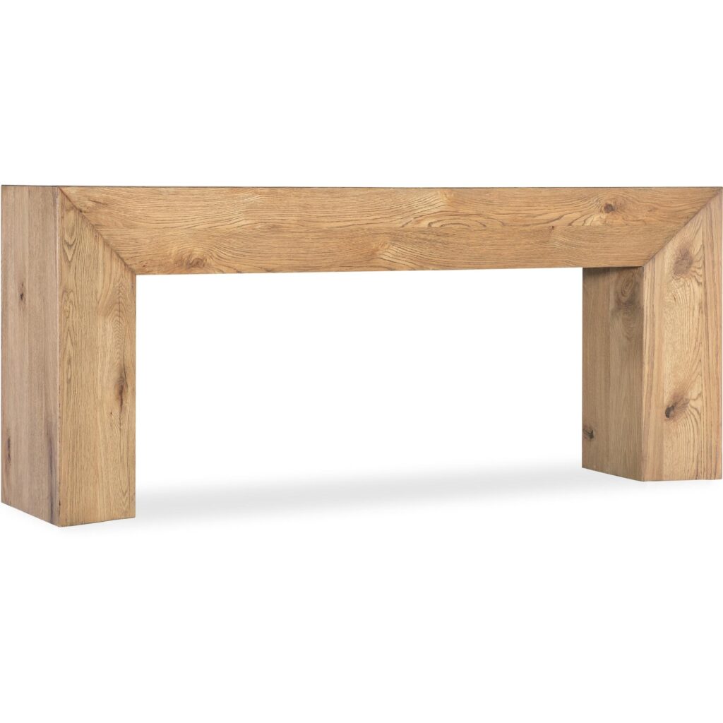 Wade Chunky Console Table (Natural Oak Finish)