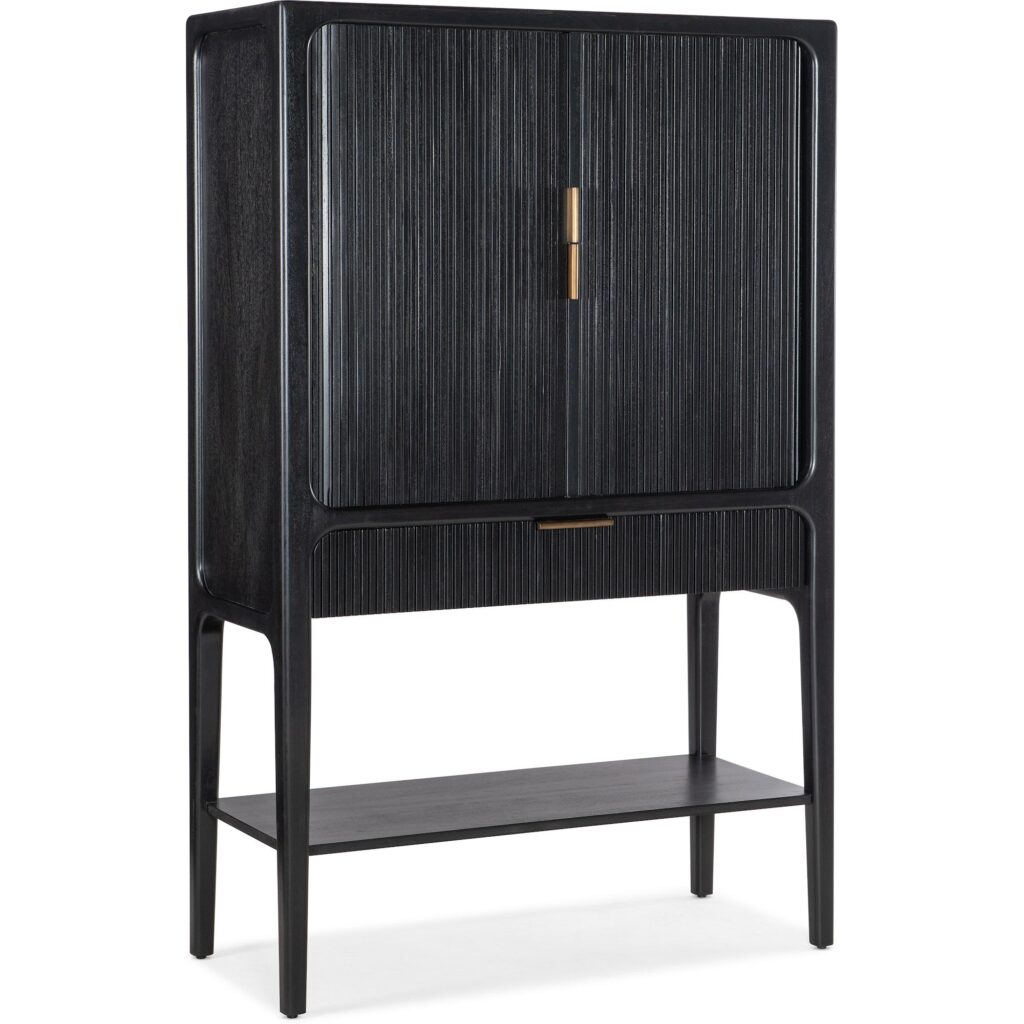 Archer Tambour Cabinet (Black)