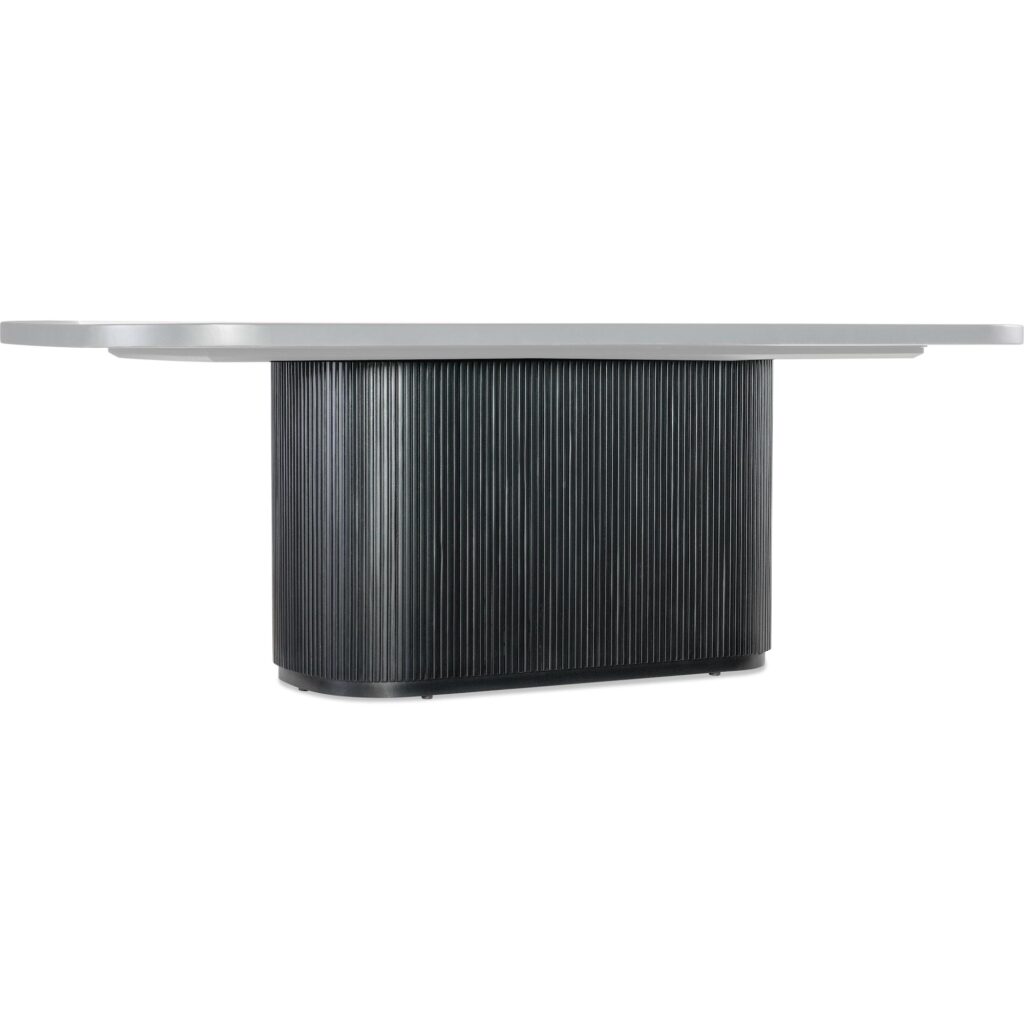 Archer Rectangle Dining Table (Black) - Image 7