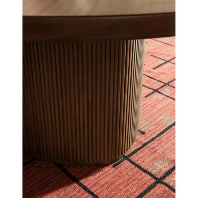 Archer Round Dining Table (Chestnut) M22-75203-85 m22 75203 85 detail