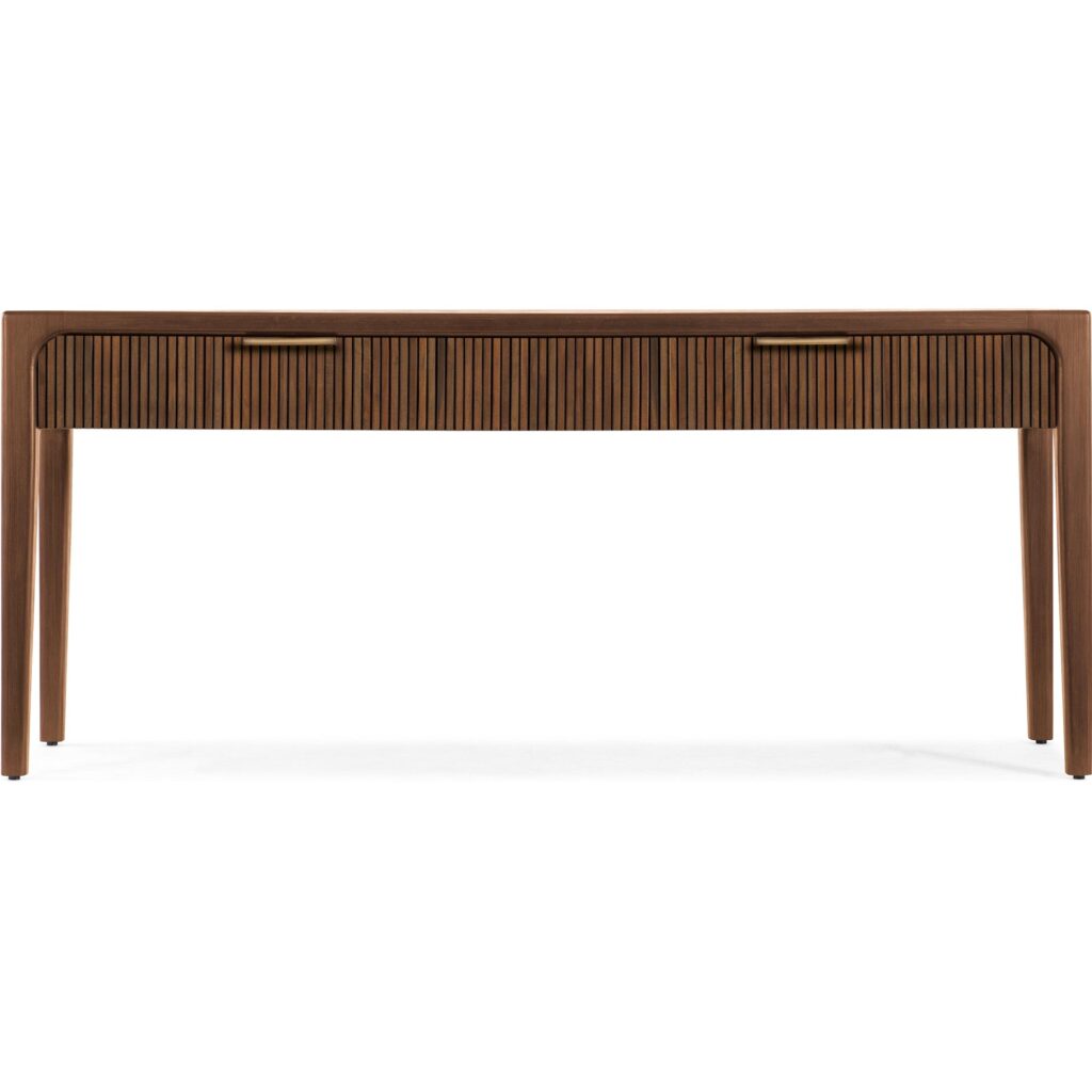 Archer Tambour Console Table (Chestnut) - Image 3