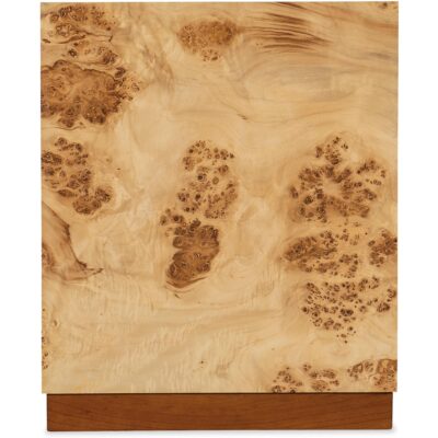 Auberon Burl Side Table M30-80113-80 m30 80113 80 straight silo1