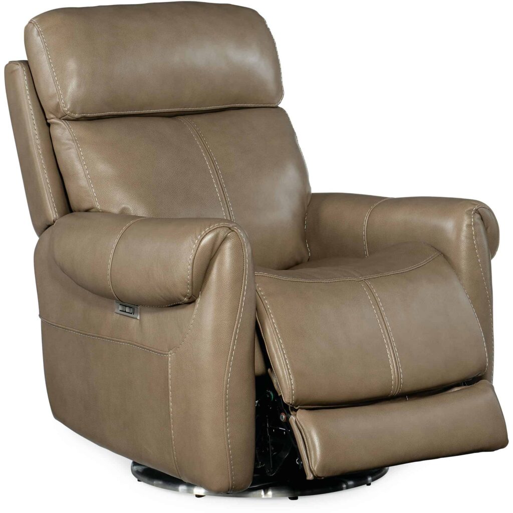 Sterling Swivel Power Recliner with Power Headrest - Image 4