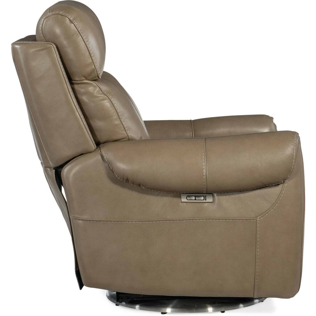 Sterling Swivel Power Recliner with Power Headrest - Image 5