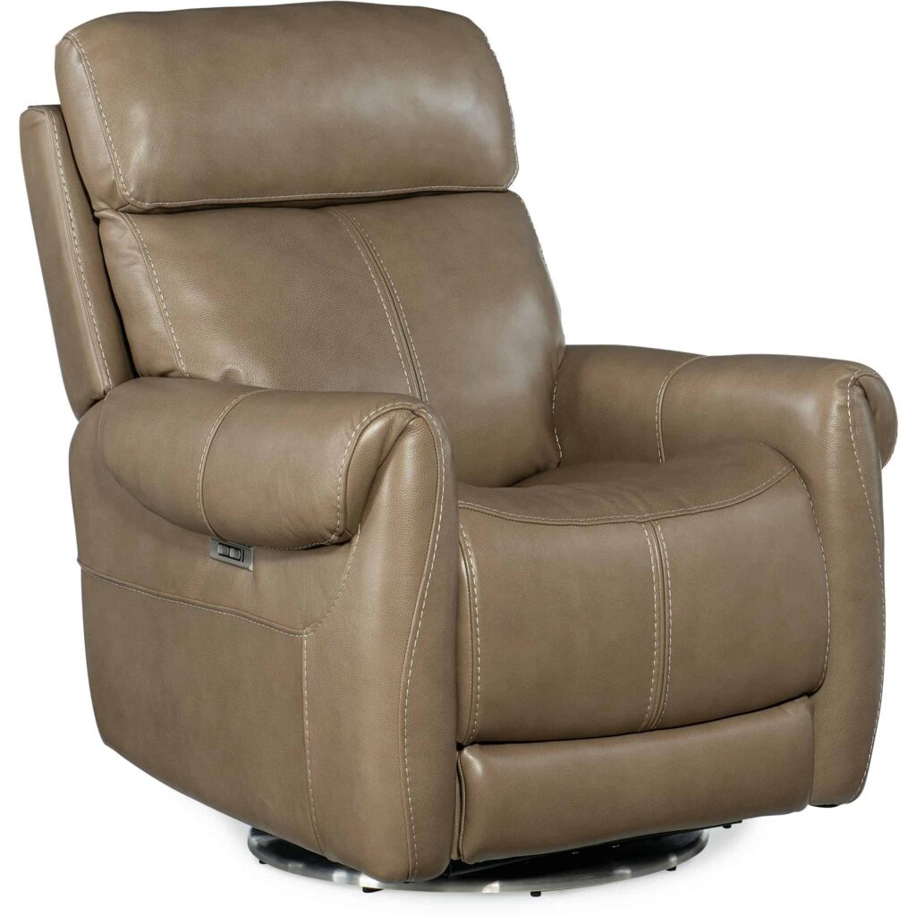 Sterling Swivel Power Recliner with Power Headrest