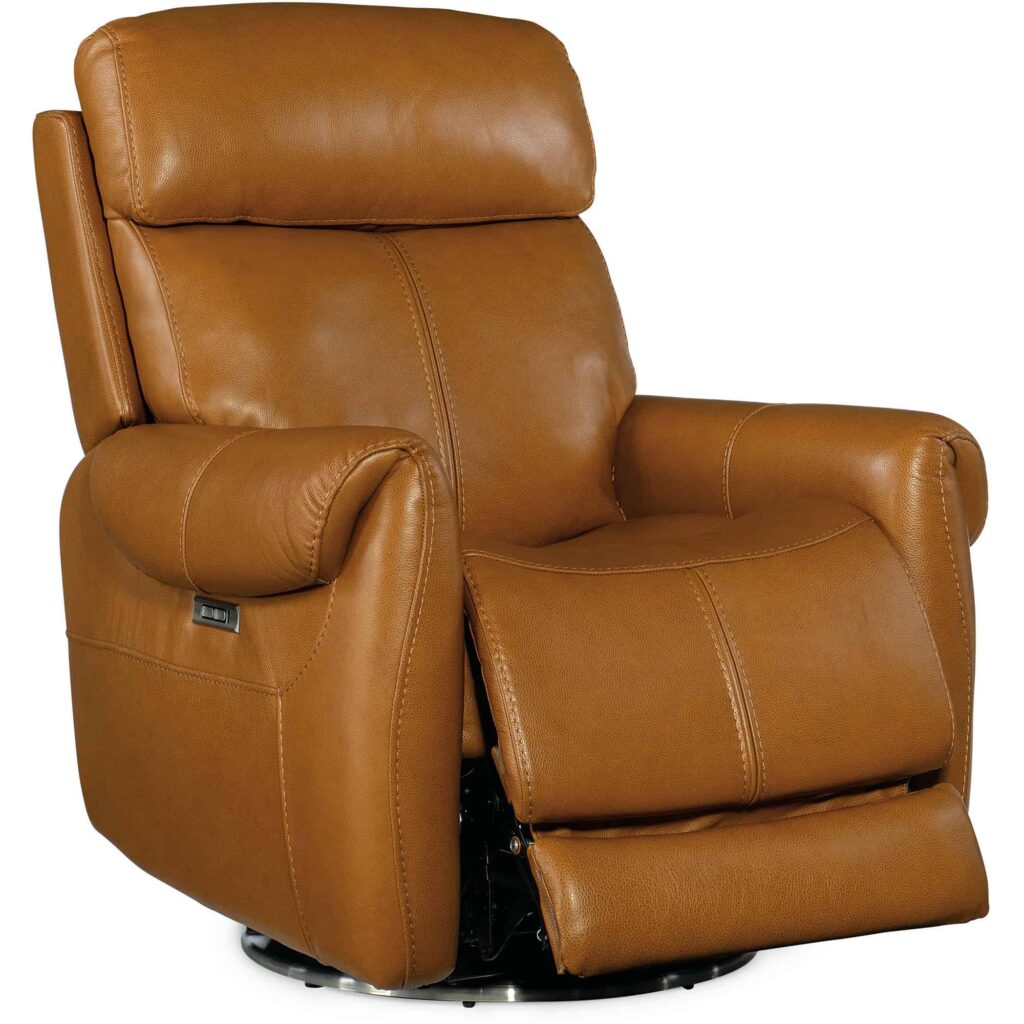 Sterling Swivel Power Recliner with Power Headrest - Image 4