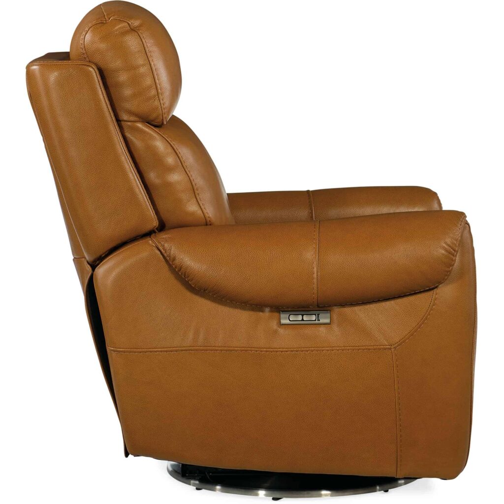 Sterling Swivel Power Recliner with Power Headrest - Image 5