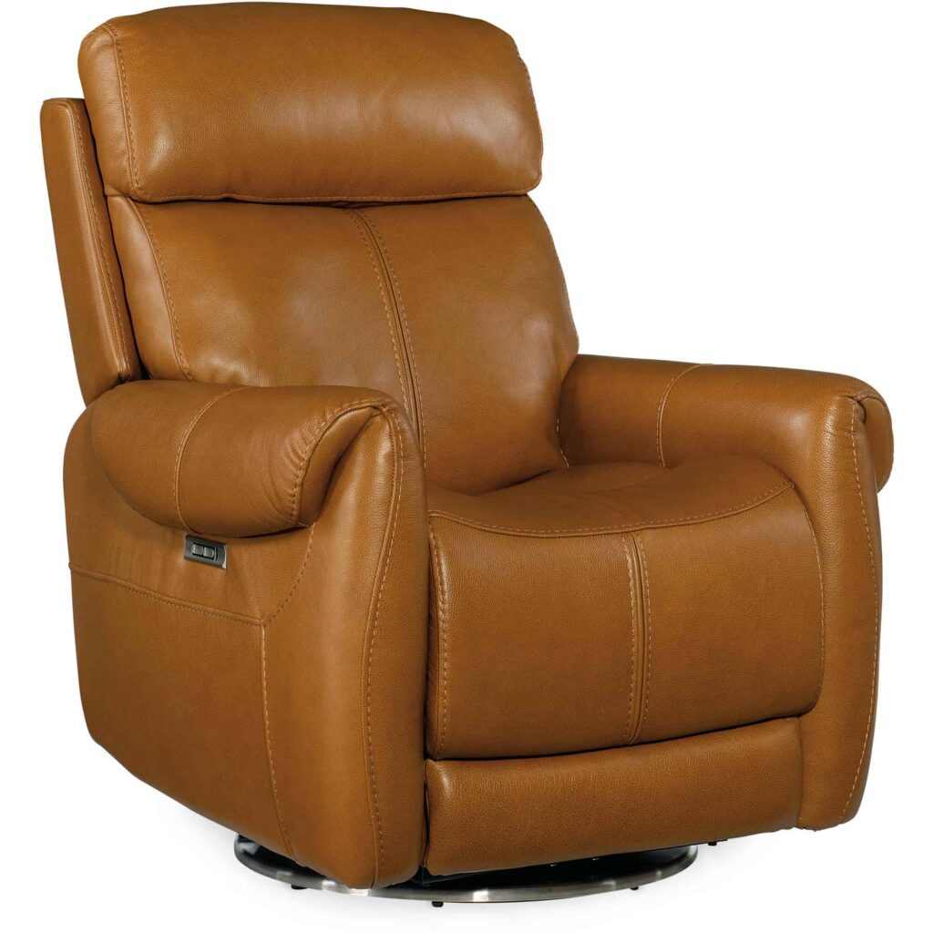 Sterling Swivel Power Recliner with Power Headrest