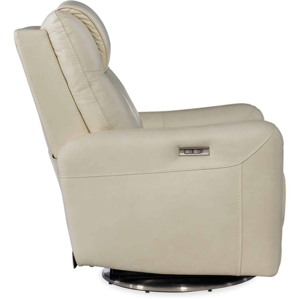 Steffen Swivel Power Recliner with Power Headrest - Image 5