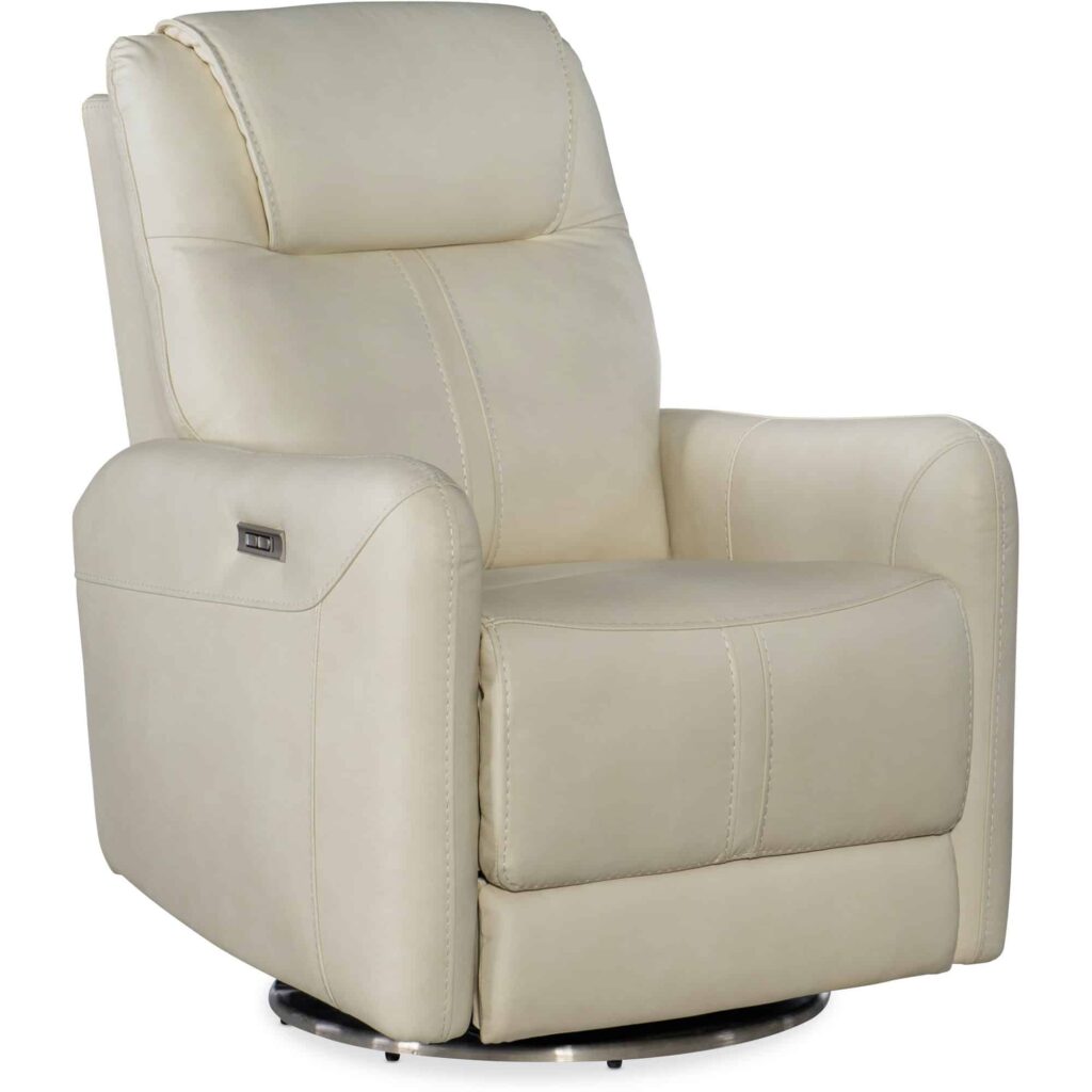 Steffen Swivel Power Recliner with Power Headrest