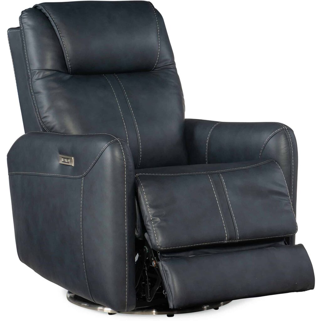 Steffen Swivel Power Recliner with Power Headrest - Image 4