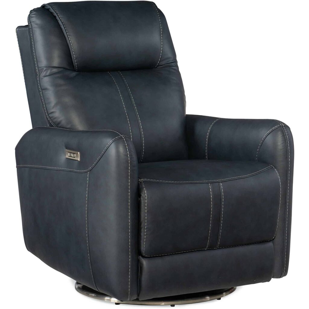 Steffen Swivel Power Recliner with Power Headrest