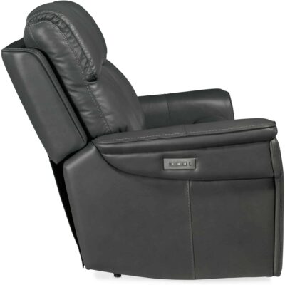 Lyra Zero Gravity Power Loveseat with Power Headrest SS608-PHZL2-093 ss608 phzl2 093 side silo