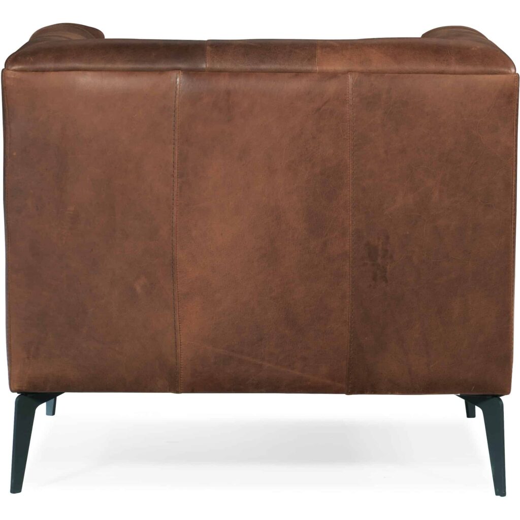 Nicolla Leather Stationary Chair - Image 2