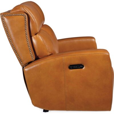 Ruthe Zero Gravity Power Recline Loveseat with Power Headrest SS704-PHZ2-019 ss704 phz2 019 side silo