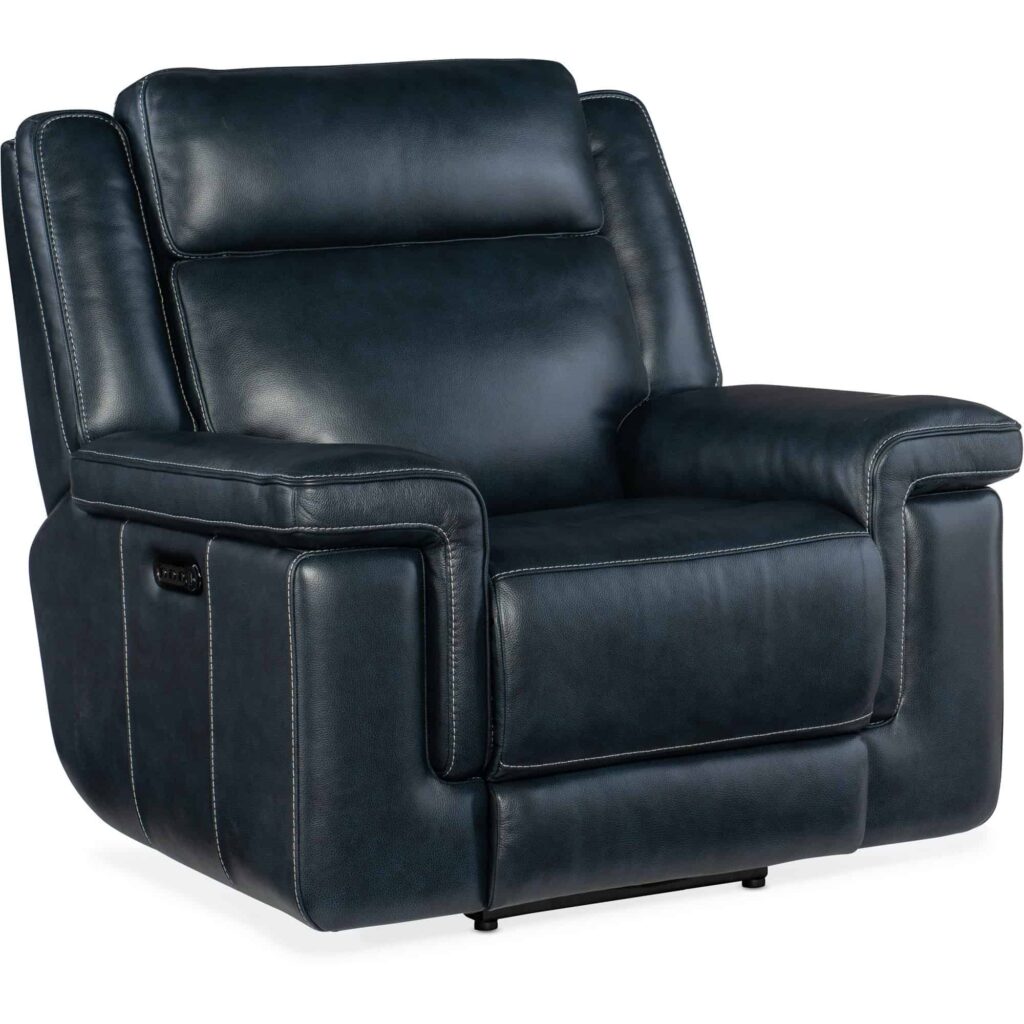 Montel Lay Flat Power Recliner with Power Headrest & Lumbar