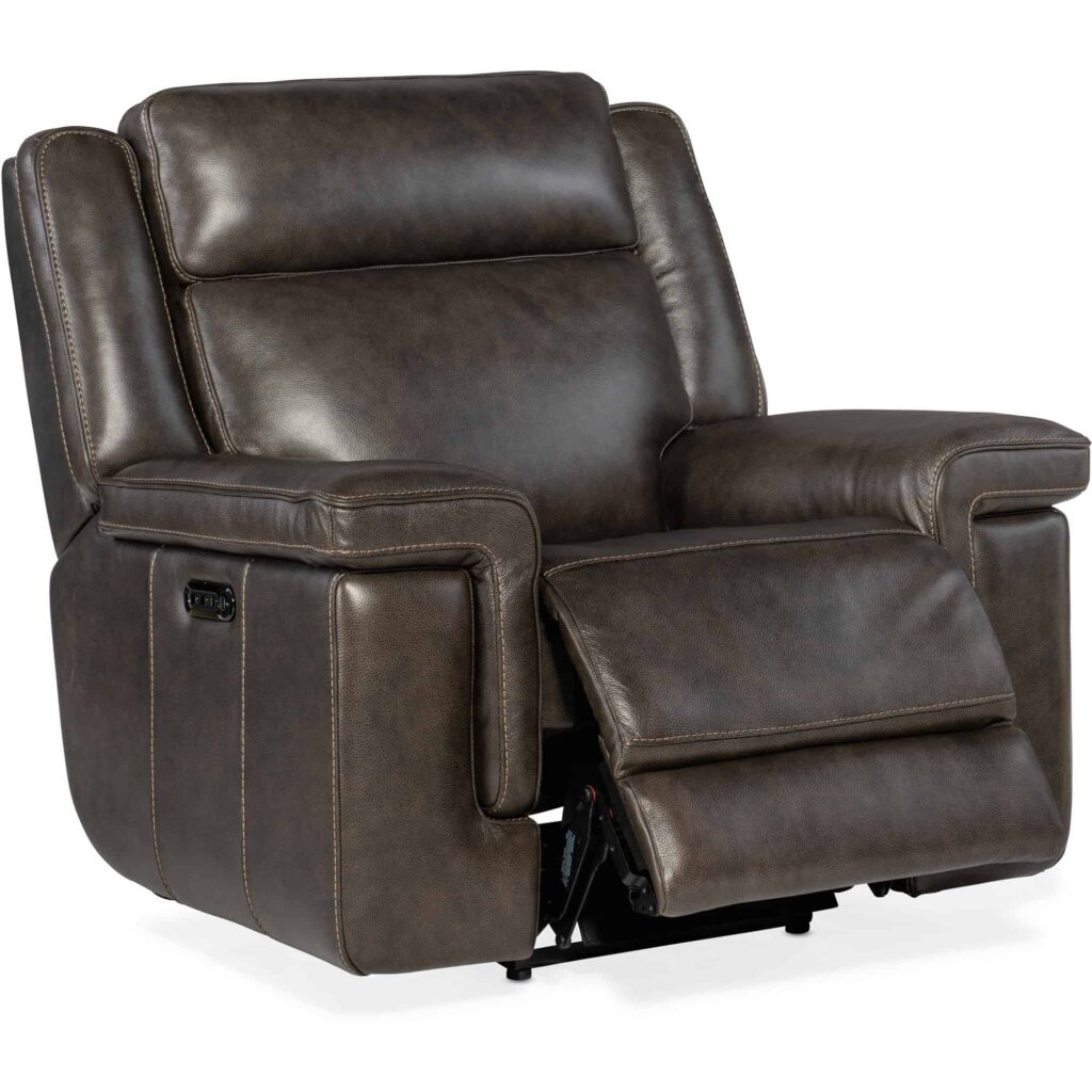 Montel Lay Flat Power Recliner with Power Headrest & Lumbar - Image 4