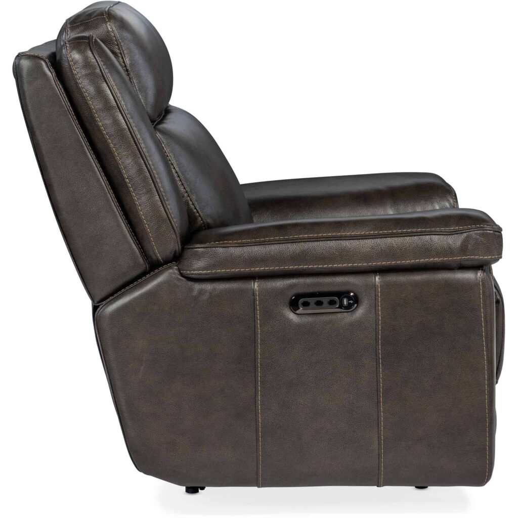 Montel Lay Flat Power Recliner with Power Headrest & Lumbar - Image 5