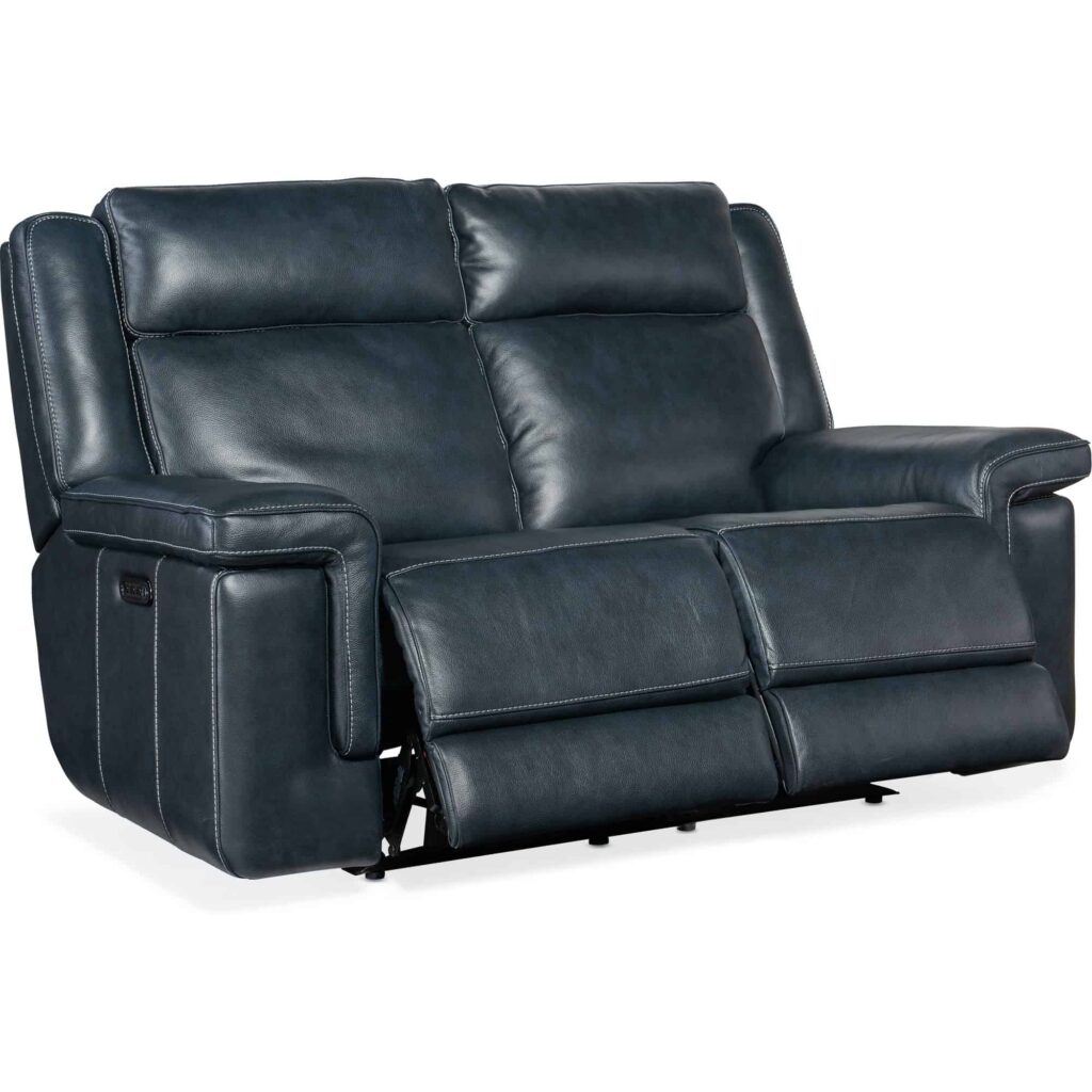 Montel Lay Flat Power Loveseat with Power Headrest & Lumbar - Image 4