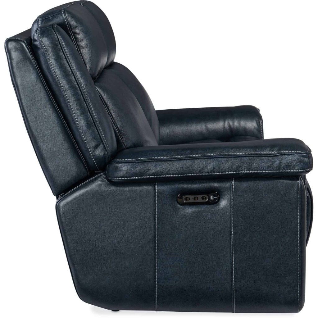 Montel Lay Flat Power Loveseat with Power Headrest & Lumbar - Image 5