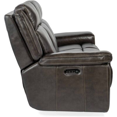 Montel Lay Flat Power Sofa with Power Headrest & Lumbar SS705-PHL3-095 ss705 phl3 095 side silo