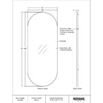 Marius Mirror MT2366 tech drawing MT2366 1591386467