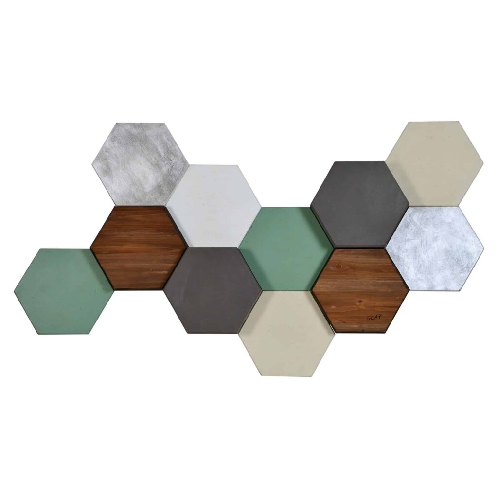 Hexa Pastel Wall Art - Image 2